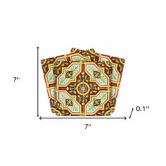 7" X 7" Gloria  Removable  Peel and Stick Tiles - Homeroots