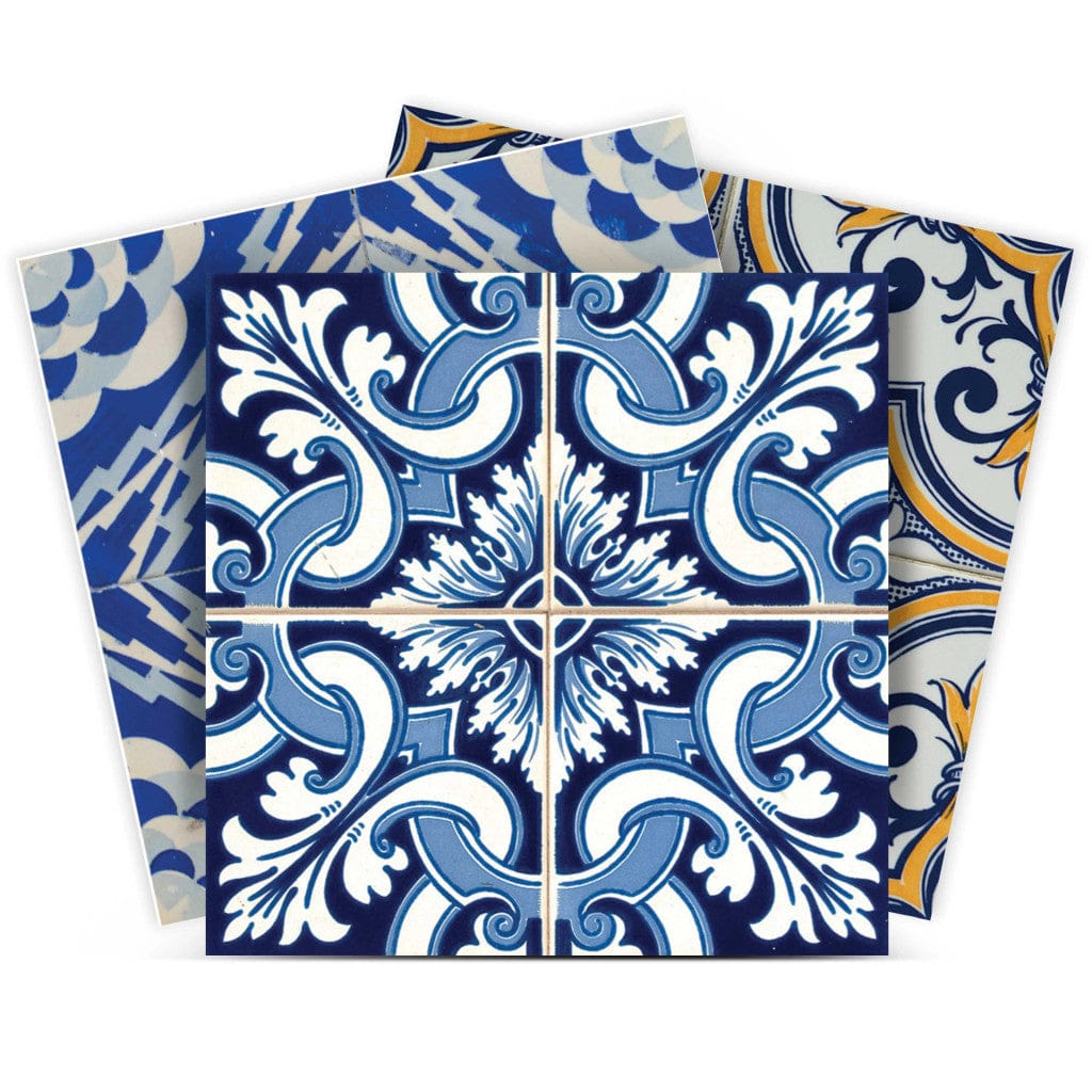 6" X 6" Randy Mutli Mosaic Peel and Stick Tiles - Homeroots