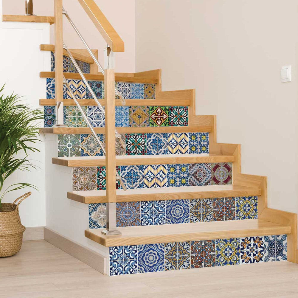 7" X 7" Randy Mutli Mosaic Peel and Stick Tiles - Homeroots - Flyclothing LLC