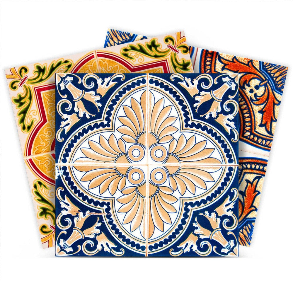 5" X 5" Linna Mutli Mosaic Peel and Stick Tiles - Homeroots