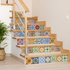 6" X 6" Josephina Mutli Mosaic Peel and Stick Tiles - Homeroots