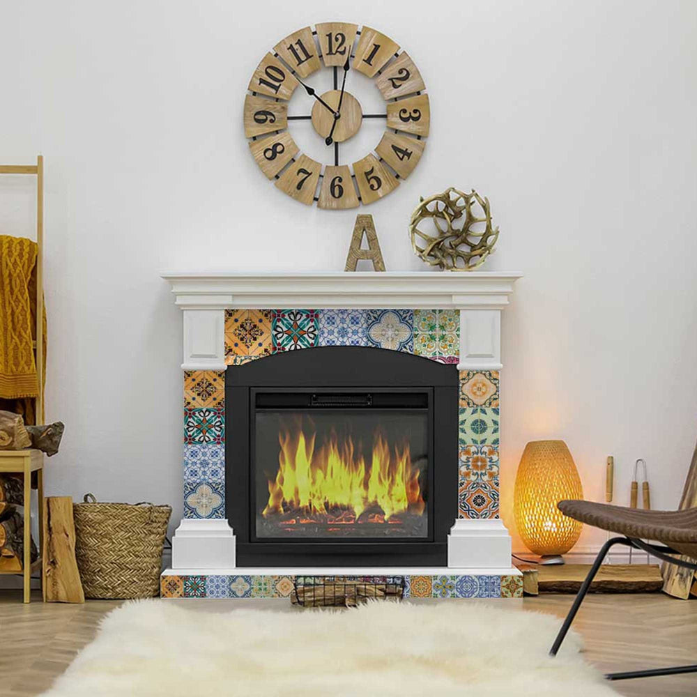 7" X 7" Josephina Mutli Mosaic Peel and Stick Tiles - Homeroots - Flyclothing LLC