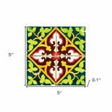 5" X 5" Jessa Mutli Mosaic Peel and Stick Tiles - Homeroots - Flyclothing LLC