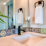 4" X 4" Kyla Mutli Mosaic Peel And Stick Tiles - Homeroots - Flyclothing LLC