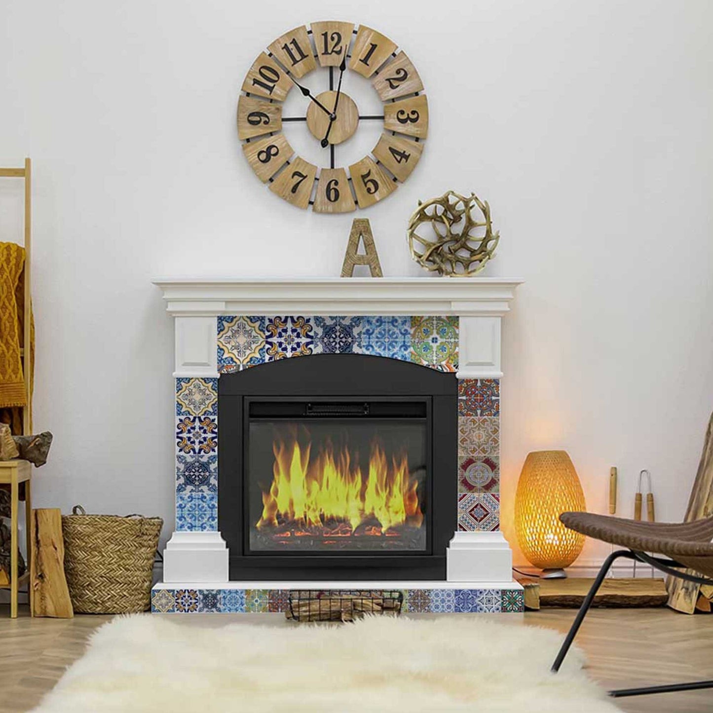 6" X 6" Kyla Mutli Mosaic Peel and Stick Tiles - Homeroots - Flyclothing LLC