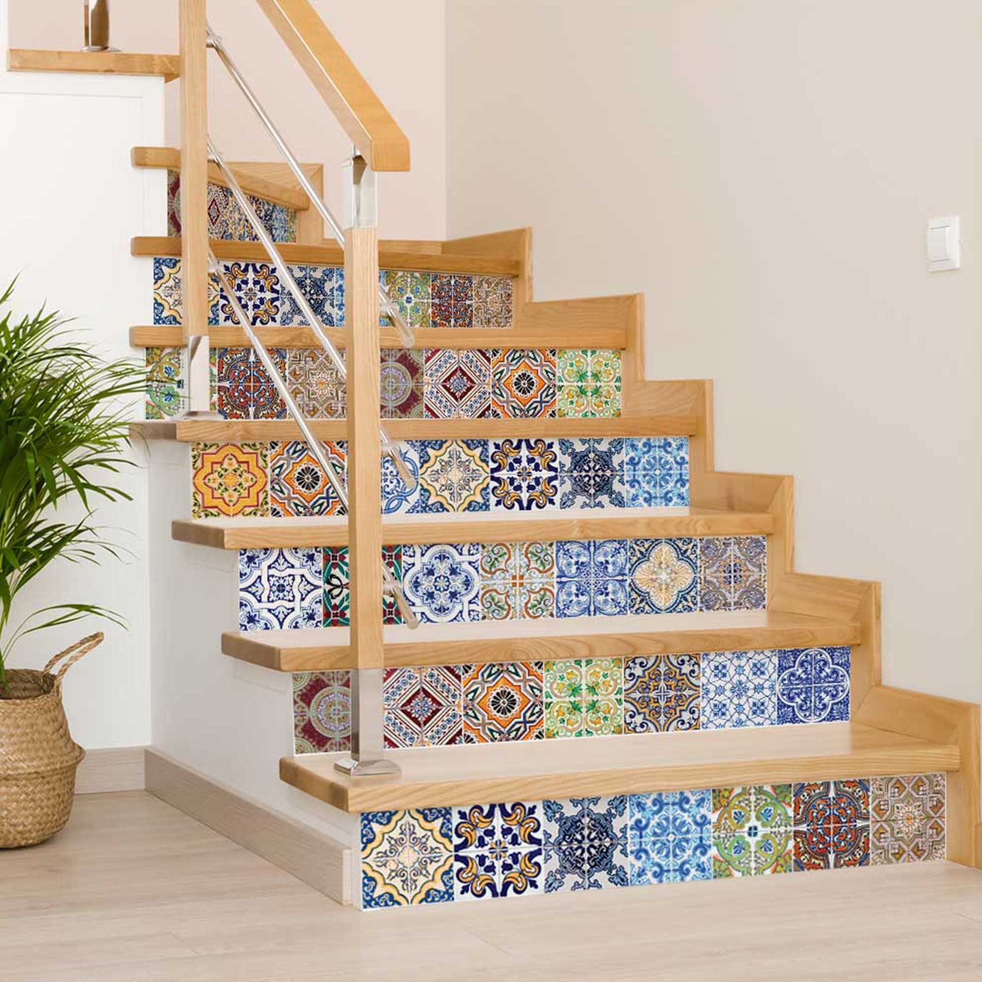 8" X 8" Kyla Mutli Mosaic Peel and Stick Tiles - Homeroots - Flyclothing LLC