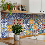 5" X 5" Addina Mutli Mosaic Peel and Stick Tiles - Homeroots