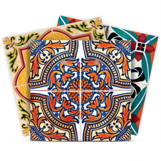 6" X 6" Addina Mutli Mosaic Peel and Stick Tiles - Homeroots