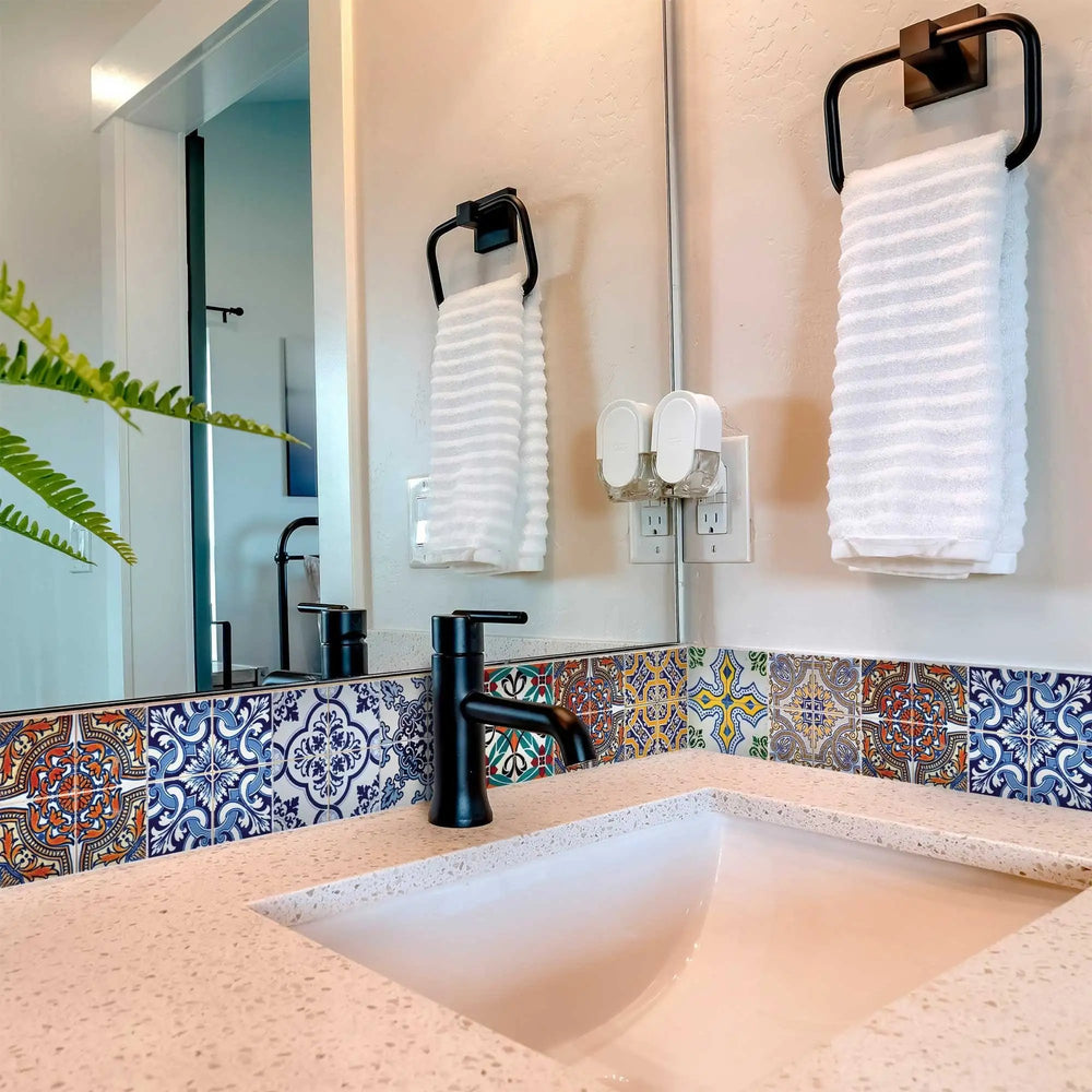 8" X 8" Addina Mutli Mosaic Peel and Stick Tiles - Homeroots - Flyclothing LLC