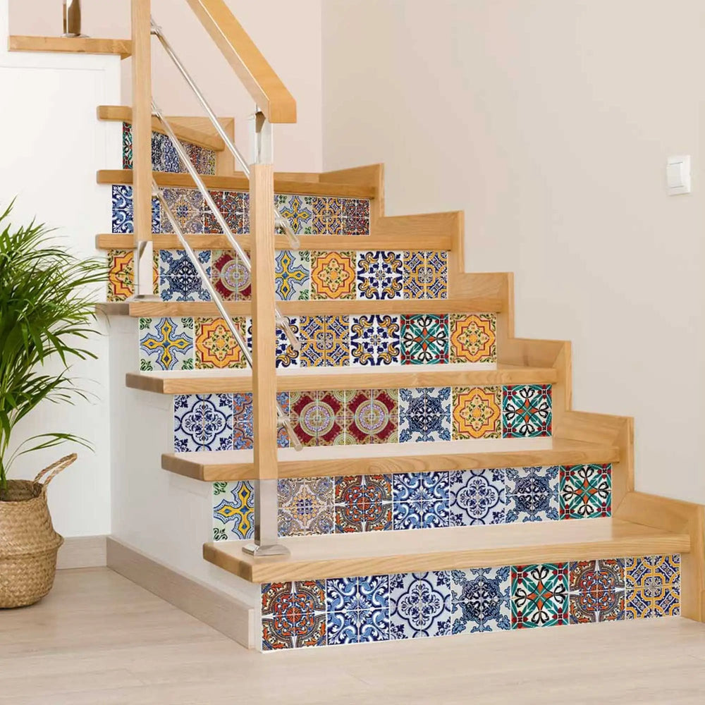 8" X 8" Addina Mutli Mosaic Peel and Stick Tiles - Homeroots - Flyclothing LLC
