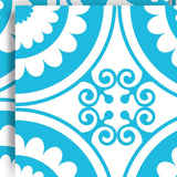 5" X 5" Aqua Gerber Removable Peel and Stick Tiles - Homeroots