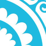 6" X 6" Aqua Gerber Removable Peel and Stick Tiles - Homeroots