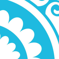 6" X 6" Aqua Gerber Removable Peel and Stick Tiles - Homeroots
