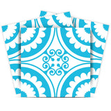 7" X 7" Aqua Gerber Removable Peel and Stick Tiles - Homeroots - Flyclothing LLC