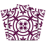7" X 7" Merlot Lisa Removable Peel and Stick Tiles - Homeroots - Flyclothing LLC