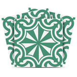5" X 5" Glenda Sage Removable Peel and Stick Tiles - Homeroots - Flyclothing LLC