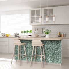 6" X 6" Glenda Sage  Removable Peel and Stick Tiles - Homeroots