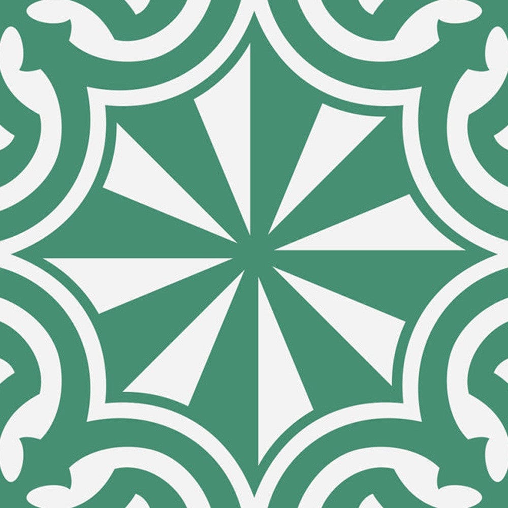 6" X 6" Glenda Sage  Removable Peel and Stick Tiles - Homeroots