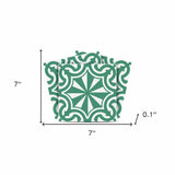 7" X 7" Glenda Sage Removable Peel and Stick Tiles - Homeroots - Flyclothing LLC