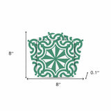 8" X 8" Glenda Sage Removable Peel and Stick Tiles - Homeroots - Flyclothing LLC