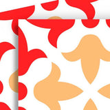 4" X 4" Roja Hola Removable Peel And Stick Tiles - Homeroots