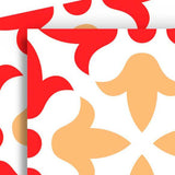 5" X 5" Roja Hola  Removable Peel and Stick Tiles - Homeroots