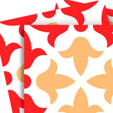 6" X 6" Roja Hola  Removable Peel and Stick Tiles - Homeroots