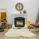 4" X 4" Raffia Gia Removable Peel And Stick Tiles - Homeroots - Flyclothing LLC