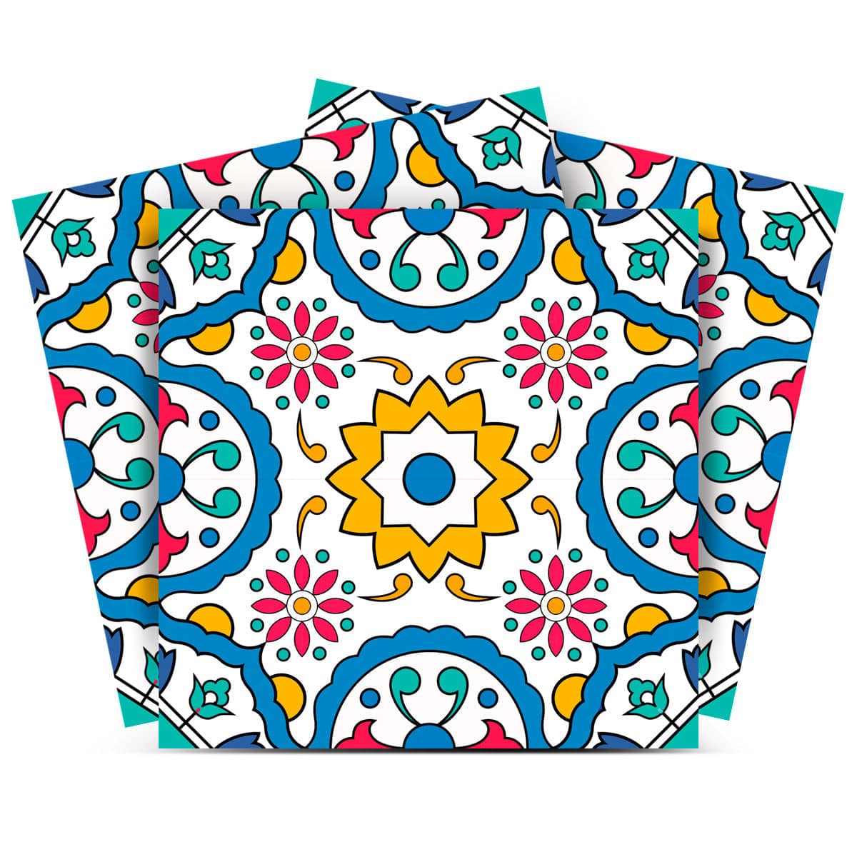 5" X 5" Raffia Gia Removable Peel and Stick Tiles - Homeroots - Flyclothing LLC