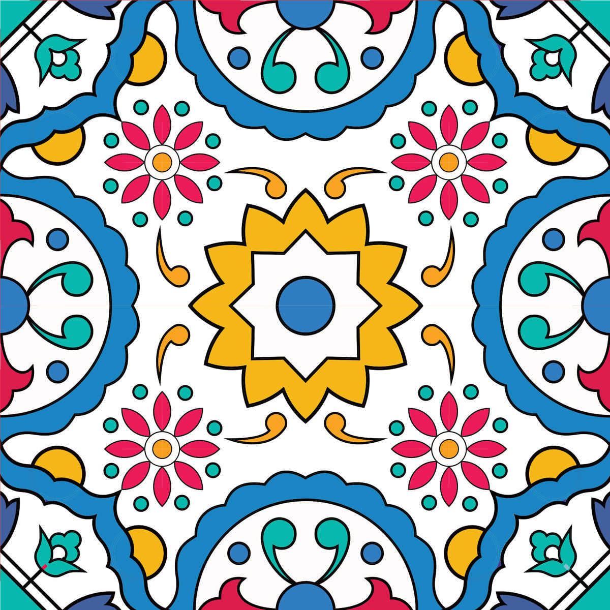 5" X 5" Raffia Gia  Removable Peel and Stick Tiles