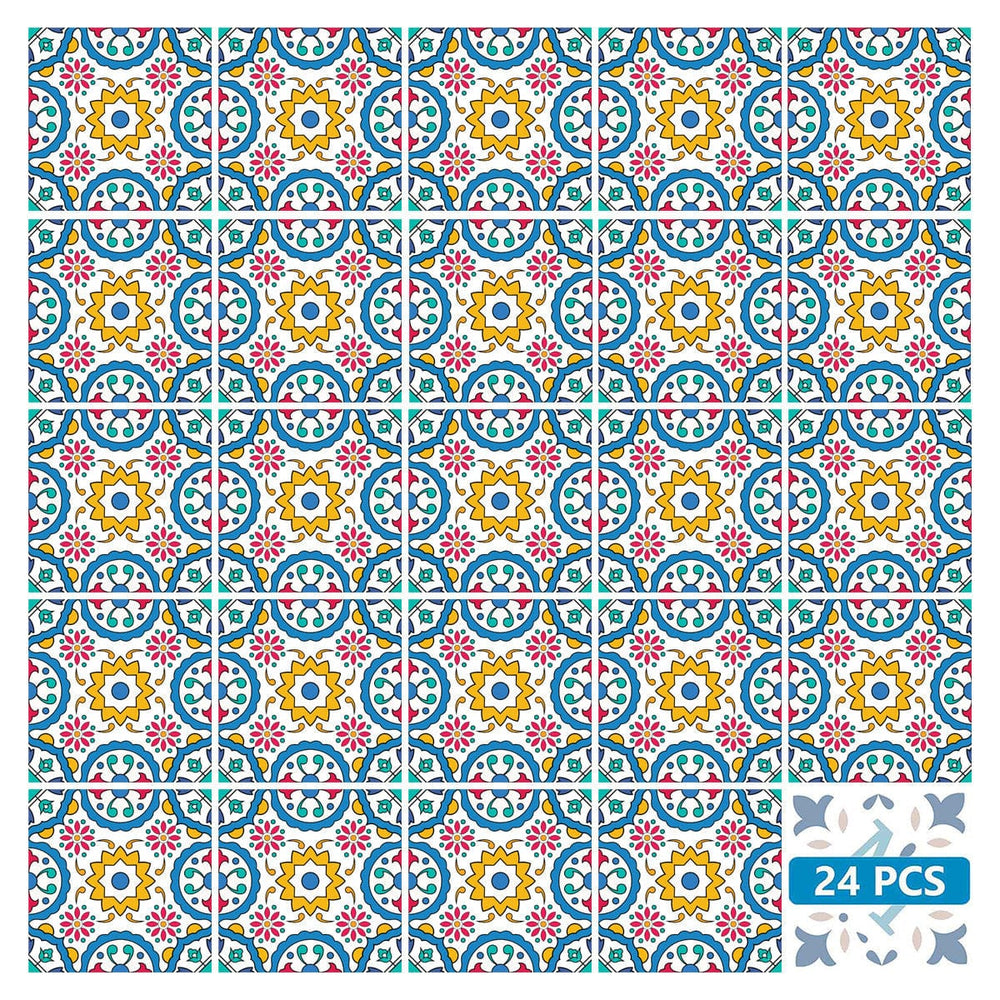 6" X 6" Raffia Gia Removable Peel and Stick Tiles - Homeroots - Flyclothing LLC