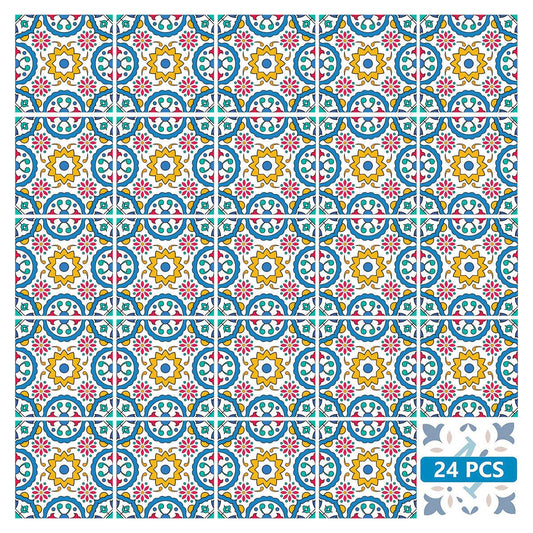6" X 6" Raffia Gia  Removable Peel and Stick Tiles - Homeroots