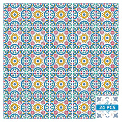 6" X 6" Raffia Gia  Removable Peel and Stick Tiles - Homeroots