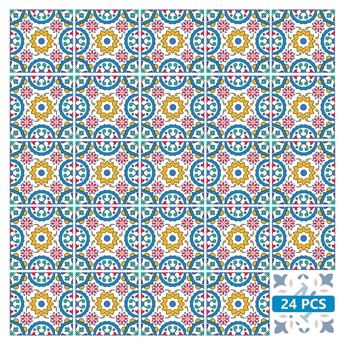 7" X 7" Raffia Gia Removable Peel and Stick Tiles - Homeroots - Flyclothing LLC