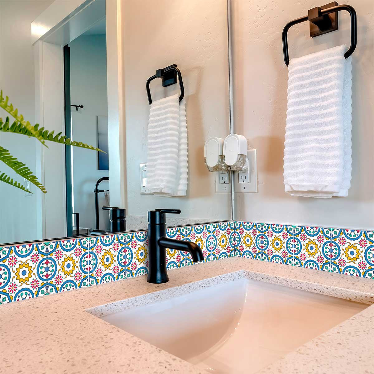 7" X 7" Raffia Gia Removable Peel and Stick Tiles - Homeroots - Flyclothing LLC