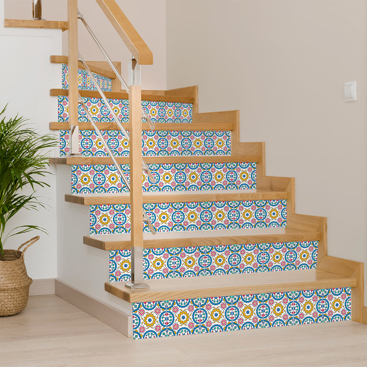 7" X 7" Raffia Gia Removable Peel and Stick Tiles - Homeroots - Flyclothing LLC