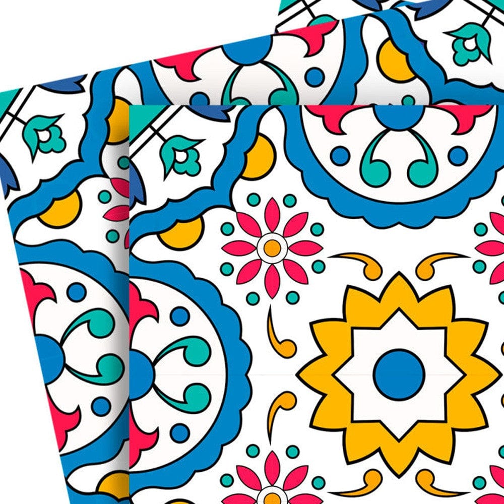 7" X 7" Raffia Gia Removable Peel and Stick Tiles - Homeroots - Flyclothing LLC