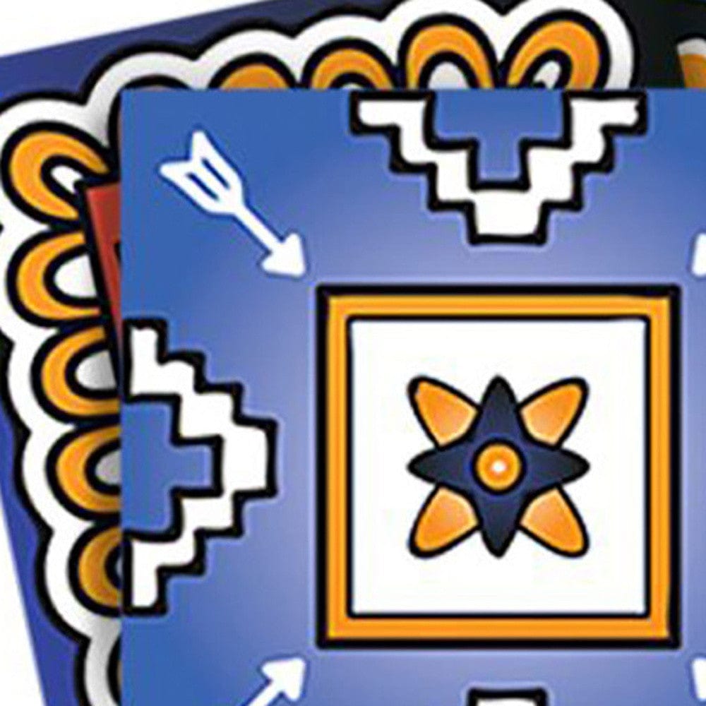 8" x 8" Shades of Blue and Yellow Mosaic Peel and Stick Removable Tiles - Homeroots - Flyclothing LLC