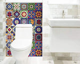 8" x 8" Mediterra Celestial Mosaic Peel and Stick Removable Tiles - Homeroots - Flyclothing LLC