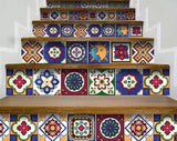8" x 8" Mediterra Celestial Mosaic Peel and Stick Removable Tiles - Homeroots - Flyclothing LLC