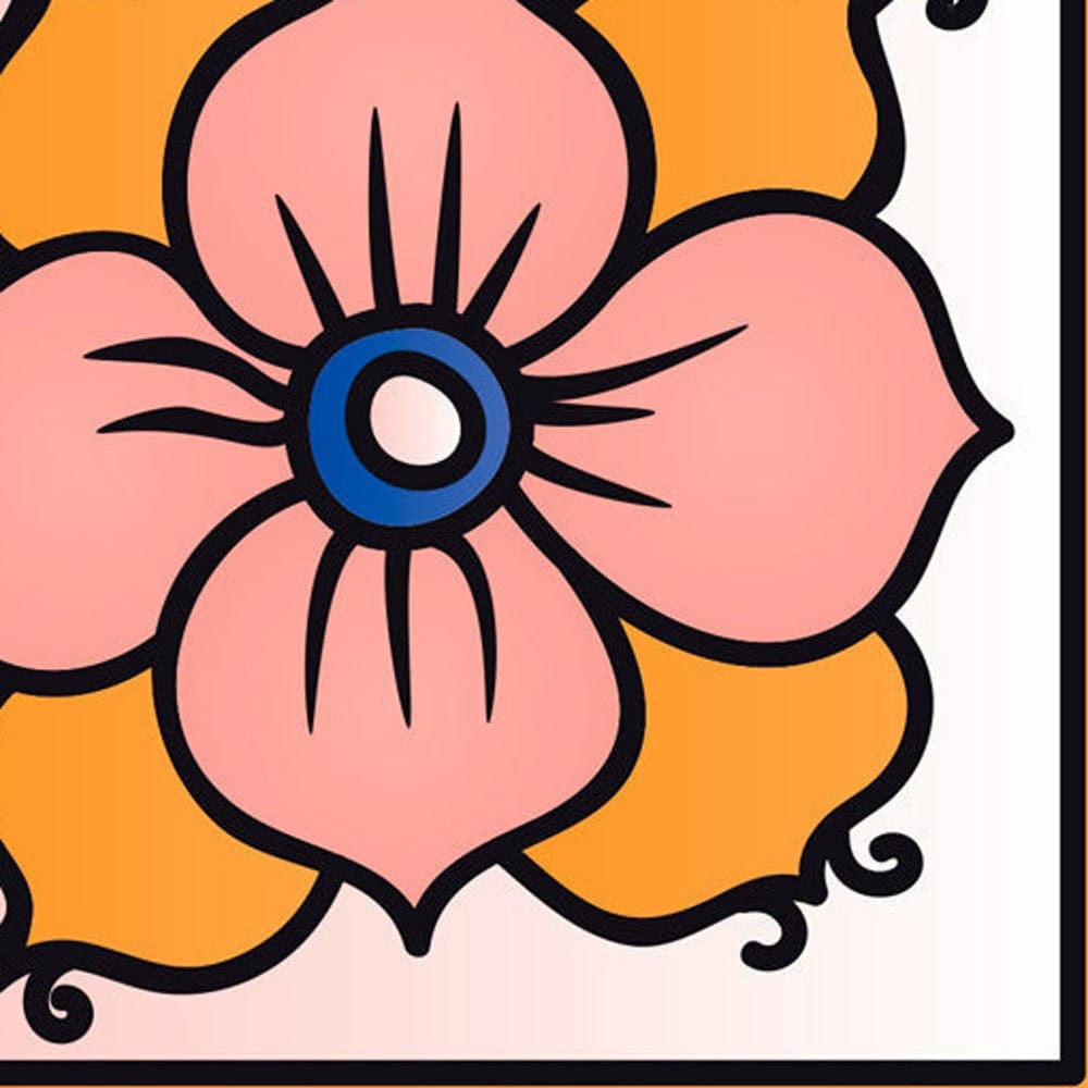 4" x 4" Blue Gold and Blush Mosaic Peel and Stick Removable Tiles - Homeroots - Flyclothing LLC