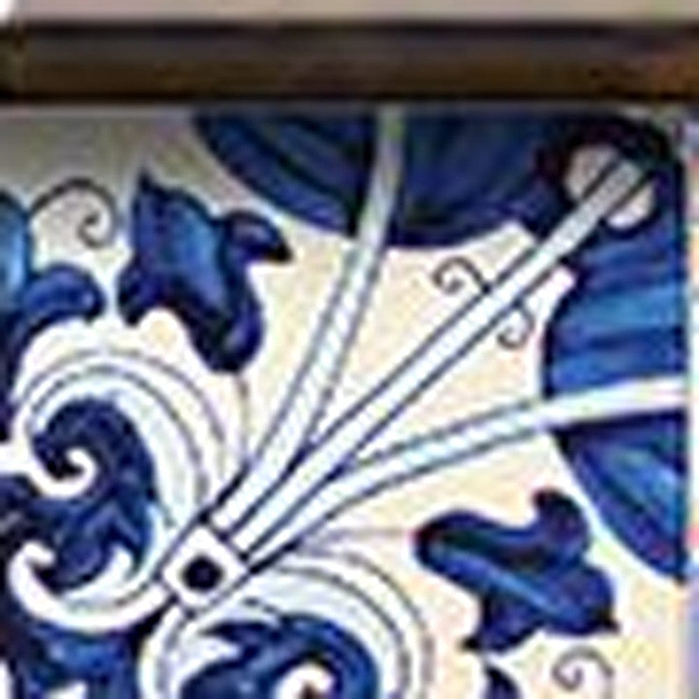 4" x 4" Blues and Reds Mosaic Peel and Stick Removable Tiles - Homeroots - Flyclothing LLC