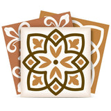 4" x 4" Snickerdoodle Mosaic Pop Peel and Stick Removable Tiles - Homeroots - Flyclothing LLC