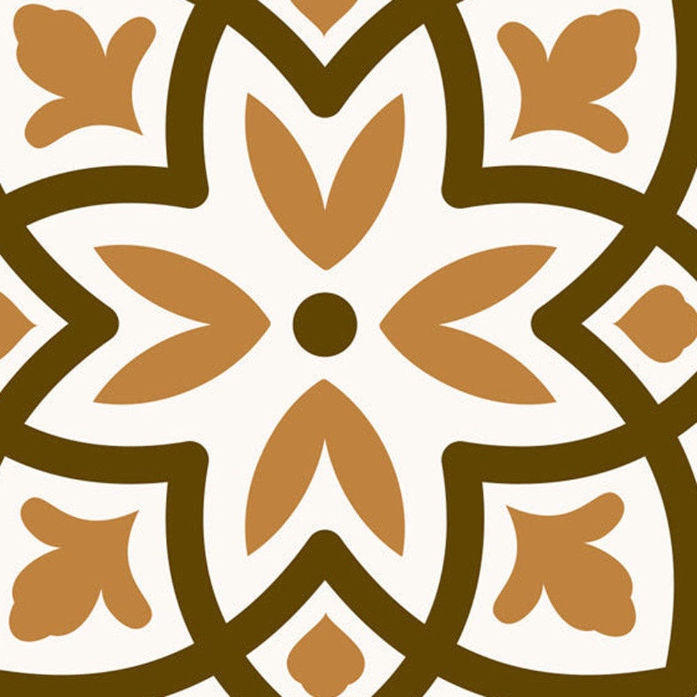 6" x 6" Snickerdoodle Mosaic Pop Peel and Stick Removable Tiles - Homeroots