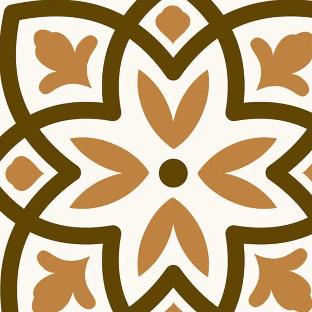 8" x 8" Snickerdoodle Mosaic Pop Peel and Stick Removable Tiles - Homeroots