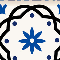 6" x 6" Blue and Aqua Pop Mosaic Peel and Stick Removable Tiles - Homeroots