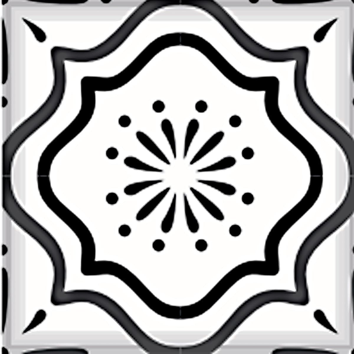 6" x 6" Shades of Grey Mosaic Peel and Stick Removable Tiles - Homeroots - Flyclothing LLC