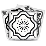 7" x 7" Shades of Grey Mosaic Peel and Stick Removable Tiles - Homeroots