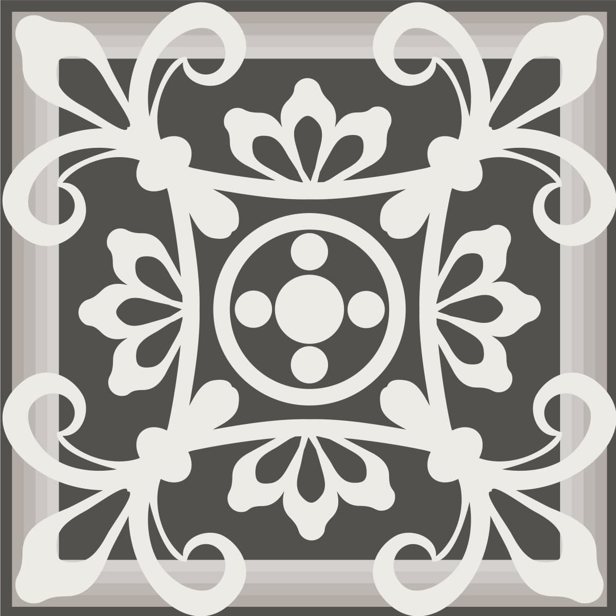 4" x 4" Wood Brown and White Mosaic Peel and Stick Removable Tiles - Homeroots