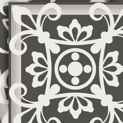 5" x 5" Wood Brown and White Mosaic Peel and Stick Removable Tiles - Homeroots